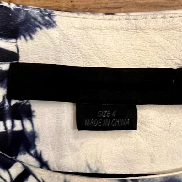 ALEXANDER WANG Lambskin Tie-Dye leather Top Size 4 - Picture 5 of 10